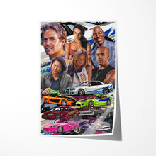 Load image into Gallery viewer, #001 Fast Furious Supra MK4 RX7 FD Eclipse GTR R34 Charger 240sx