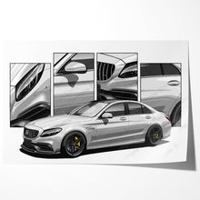 Load image into Gallery viewer, Mercedes C63 Sedan #009 - 0017