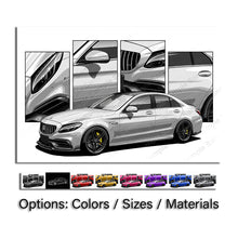 Load image into Gallery viewer, Mercedes C63 Sedan #009 - 0017
