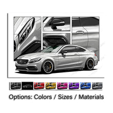 Load image into Gallery viewer, Mercedes C63 Coupe #018 - #026