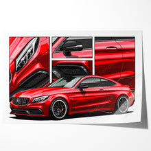 Load image into Gallery viewer, Mercedes C63 Coupe #018 - #026