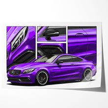 Load image into Gallery viewer, Mercedes C63 Coupe #018 - #026