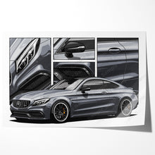 Load image into Gallery viewer, Mercedes C63 Coupe #018 - #026