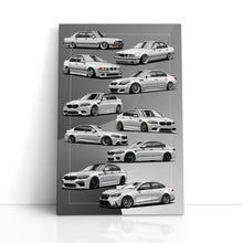 Load image into Gallery viewer, BMW 5 Series M5 Generations E28 E34 E39 E60 E61 F10 F90 G90 G99 #037