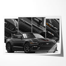 Load image into Gallery viewer, Ford Mustang 6th Gen S550 Mach 1 2018 - 2023 Facelift #046 - #054