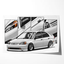 Load image into Gallery viewer, Honda Civic 2001-2003 Gen 7a Sedan