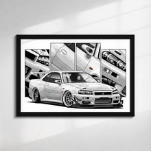 Load image into Gallery viewer, Nissan Skyline GTR R34 #019 - #027