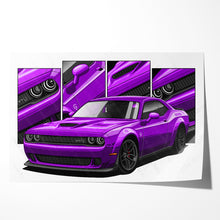 Load image into Gallery viewer, Dodge Challenger 2015-2018 Hellcat Pre-face #128 - #136