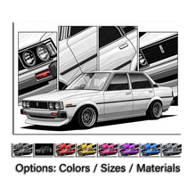 Load image into Gallery viewer, Toyota Corolla 4th Gen Sedan KE70 E70 TE71 #164- #172