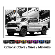 Load image into Gallery viewer, Chevrolet Silverado Black Widow #201- #209