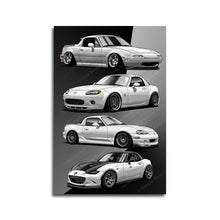 Load image into Gallery viewer, Mazda Miata Generations NA NB NC1 NC2 ND
