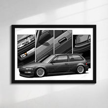 Load image into Gallery viewer, Honda Civic 04th Gen Hatchback 1988-1989 EF Pre-face #481-#489