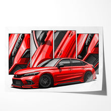 Load image into Gallery viewer, Honda Civic 2022-2024 Gen 11b Sedan SI