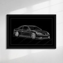 Load image into Gallery viewer, Honda Civic 07th Gen Coupe 2004 2005 Facelift #093 - #101