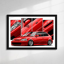 Load image into Gallery viewer, Honda Civic 06th Gen Hatchback 1996 - 2000 EK #463 - #471