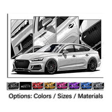 Load image into Gallery viewer, Audi S5 RS5 2nd Gen Sedan #001- #009