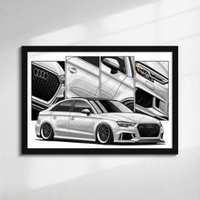 Load image into Gallery viewer, Audi A3 S3 RS3 3rd Gen Facelift #080- #088