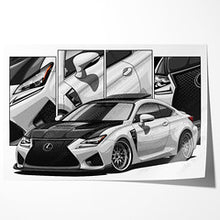 Load image into Gallery viewer, Lexus RC RC-F 1st Gen #088- #096