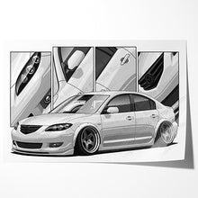 Load image into Gallery viewer, Mazda Mazda3 1st Gen Sedan Facelift #149- #157