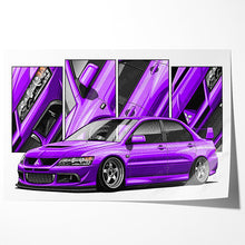 Load image into Gallery viewer, Mitsubishi Evo 08 Lancer Evo VIII #078- #086