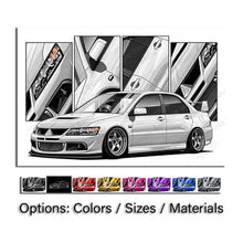 Load image into Gallery viewer, Mitsubishi Evo 08 Lancer Evo VIII #078- #086