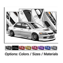 Load image into Gallery viewer, Mitsubishi Evo 09 Lancer Evo IX #087- #095