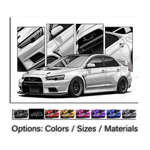Load image into Gallery viewer, Mitsubishi Evo 10 Lancer Evo X #060- #068