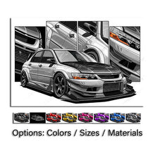 Load image into Gallery viewer, Mitsubishi Evo 07-08-09 Lancer Evo VII VIII IX #019- #027