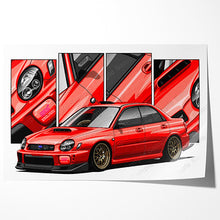 Load image into Gallery viewer, Subaru WRX Impreza 2001-2003 STI Bug Eye Sedan #074 - #082