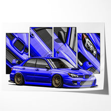 Load image into Gallery viewer, Subaru WRX Impreza 2006-2007 STI Hawk Eye Sedan #101 - #109