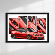 Load image into Gallery viewer, Subaru WRX Impreza 2006-2007 STI Hawk Eye Sedan #101 - #109