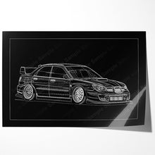 Load image into Gallery viewer, Subaru WRX Impreza 2006-2007 STI Hawk Eye Sedan #101 - #109