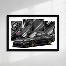 Load image into Gallery viewer, Subaru WRX Impreza 2001-2003 STI Bug Eye Sedan #074 - #082