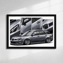 Load image into Gallery viewer, Subaru WRX Impreza 2006-2007 STI Hawk Eye Wagon #282 - #290