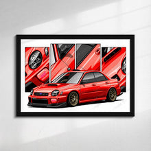 Load image into Gallery viewer, Subaru WRX Impreza 2001-2003 STI Bug Eye Sedan #074 - #082