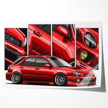 Load image into Gallery viewer, Subaru WRX Impreza 2001-2003 STI Bug Eye Wagon #128 - #136