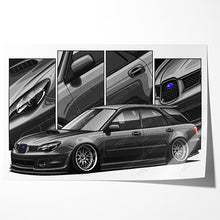 Load image into Gallery viewer, Subaru WRX Impreza 2006-2007 STI Hawk Eye Wagon #282 - #290