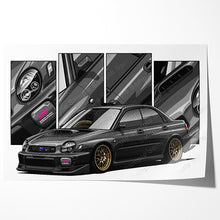 Load image into Gallery viewer, Subaru WRX Impreza 2001-2003 STI Bug Eye Sedan #074 - #082