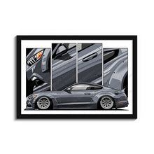 Load image into Gallery viewer, Ford Mustang 6th Gen 2015 2016 2017 Pre-face #010- #018
