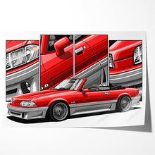 Load image into Gallery viewer, Ford Mustang 3rd Gen Fox Body Aero Nose Convertible 1987 1988 1989 1990 1991 1992 1993 #037- #045