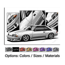 Load image into Gallery viewer, Ford Mustang 3rd Gen Fox Body Aero Nose Fastback 1987 1988 1989 1990 1991 1992 1993 #137- #145