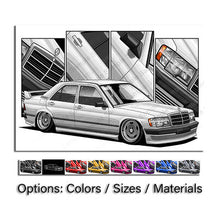 Load image into Gallery viewer, Mercedes Benz 190e W201 Sedan #082- #090