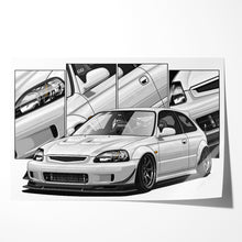 Load image into Gallery viewer, Honda Civic 06th Gen Hatchback 1999 - 2000 Type R #625-633