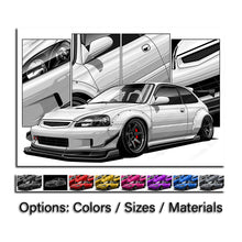 Load image into Gallery viewer, Honda Civic 06th Gen Hatchback 1999 - 2000 Type R #652-#660