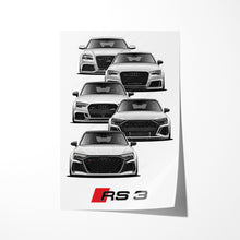 Load image into Gallery viewer, Audi RS3 Generations A3 S3 RS3