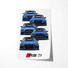 Load image into Gallery viewer, Audi RS3 Generations A3 S3 RS3