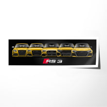 Load image into Gallery viewer, Audi RS3 Generations A3 S3 RS3