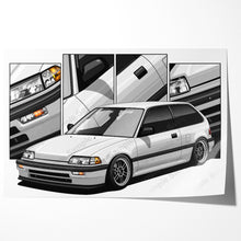 Load image into Gallery viewer, Honda Civic 04th Gen Hatchback 1990-1991 EF Facelift #112-#120