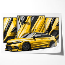 Load image into Gallery viewer, Honda Civic 11th Gen Sedan 2022 - 2024 Pre-face SI #301 - #309