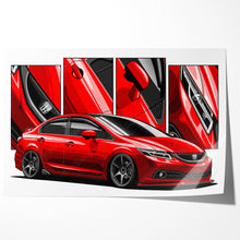 Load image into Gallery viewer, Honda Civic 09th Gen Sedan 2013 - 2015 Facelift #084 - #092